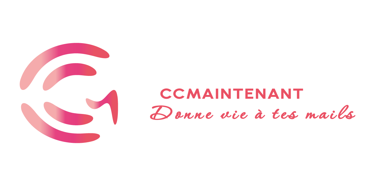 Le logo qui représente l'entreprise individuelle CCMAINTENANT donne vie à tes mails.